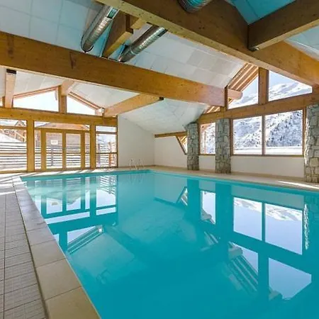 Chaleureux Appartement Grand Panorama 2 Avec Piscine Au Pied Des Pistes Valmeinier Exterior photo