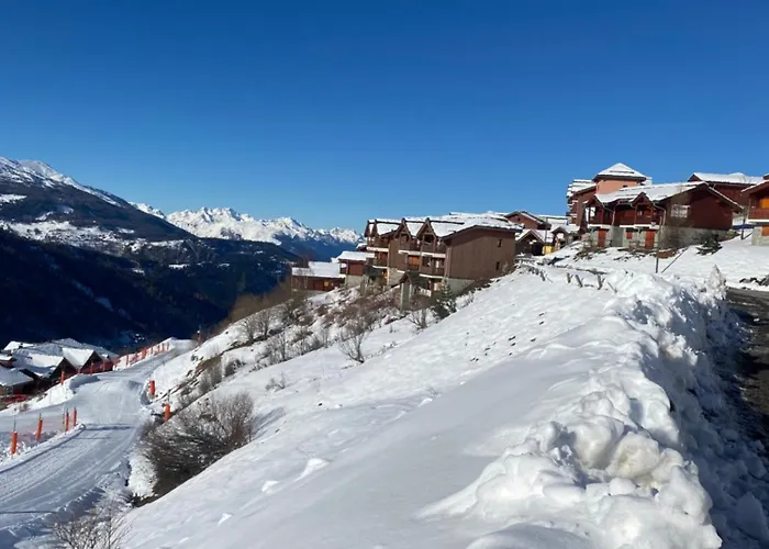 Chaleureux Appartement Grand Panorama 2 Avec Piscine Au Pied Des Pistes